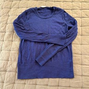 Women’s petite navy blue Gap wool sweater, size SP, EUC